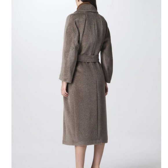 S Max Mara Malesia Coat, Beige Size 4 - Picture 2 of 16